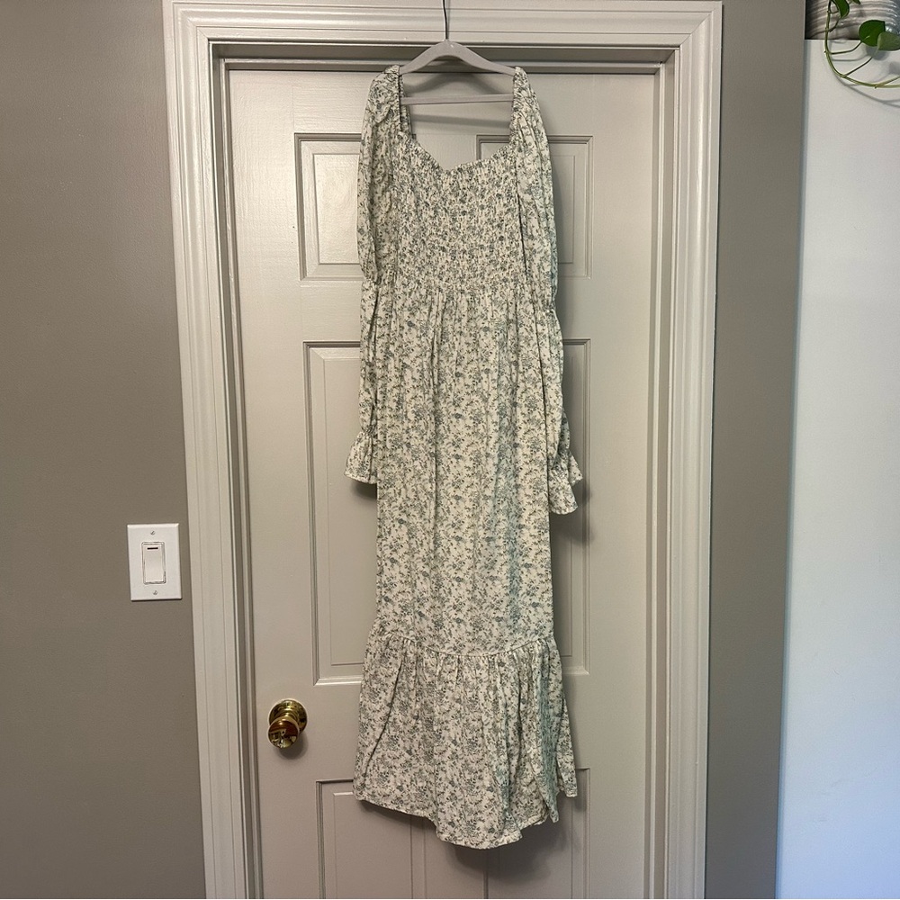 Floral Print Maxi Dress
